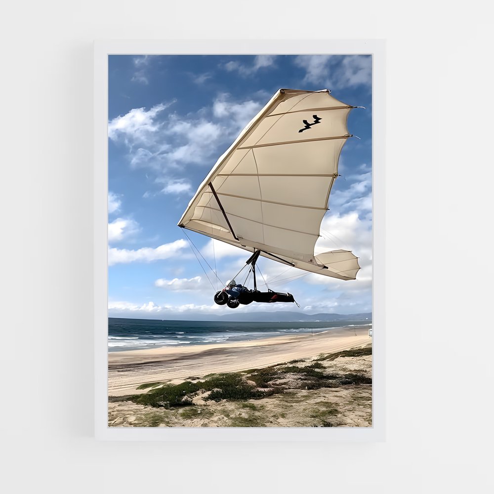 Poster Hang de gliding – affiche Deltaplane (vue 3)